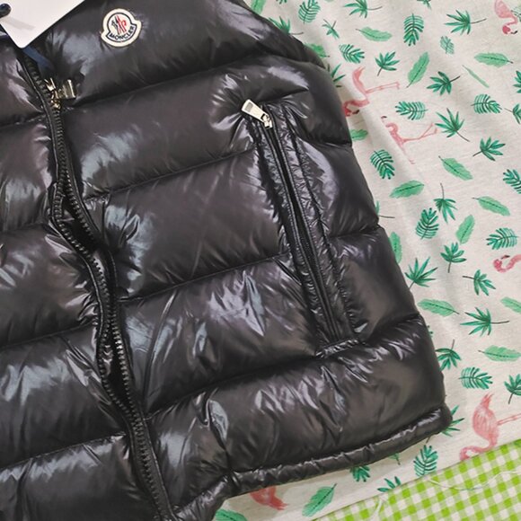 Moncler Black Down Padded Tib Puffer Gilet - Picture 8 of 12